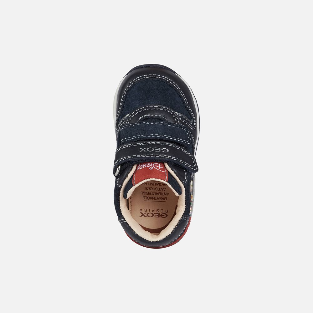 Geox Sneakers Navy Rishon Boy - Geox Baby Shoes - WCQFLN301